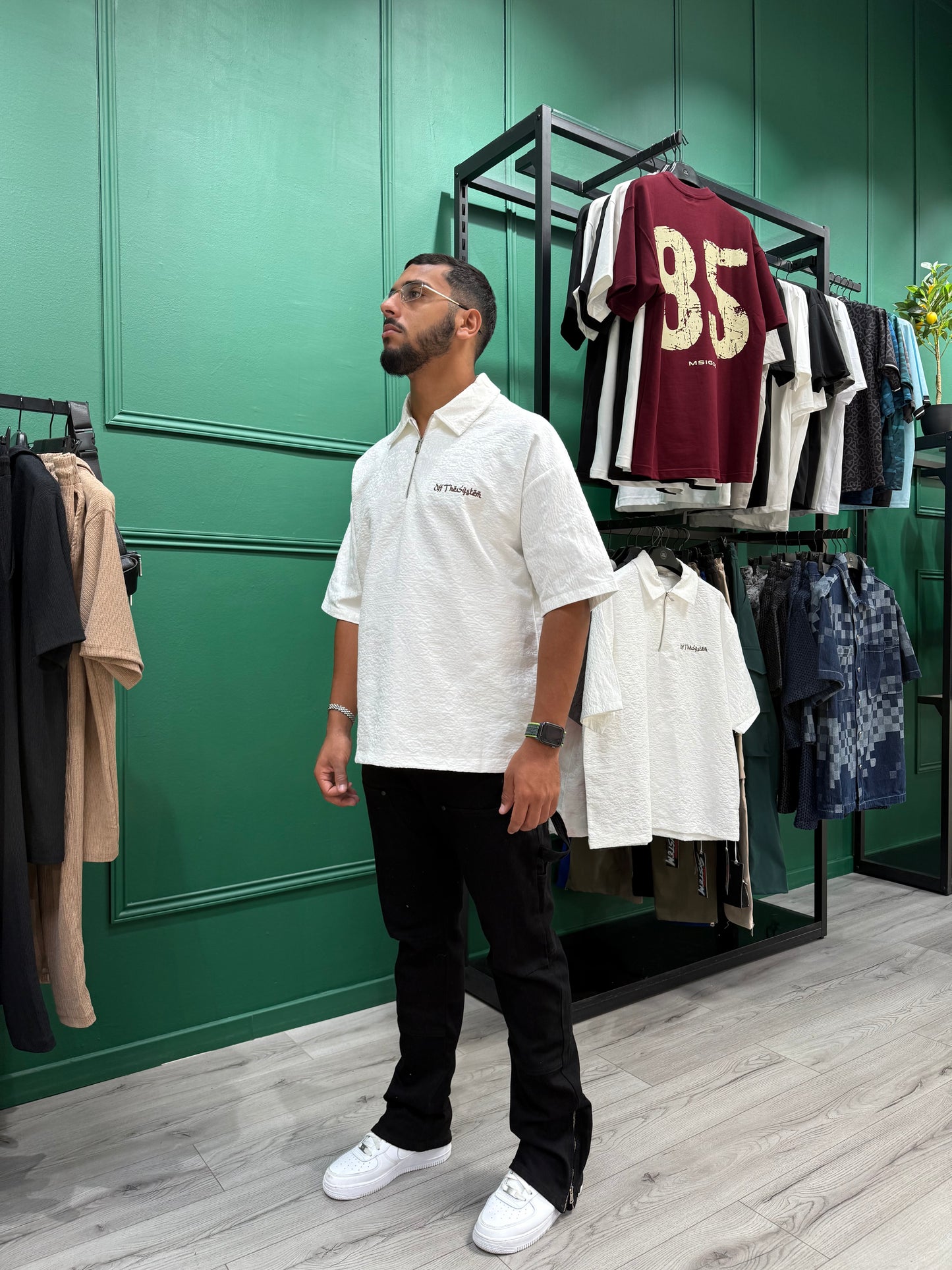 CHEMISE - OFF ZIPPÉ