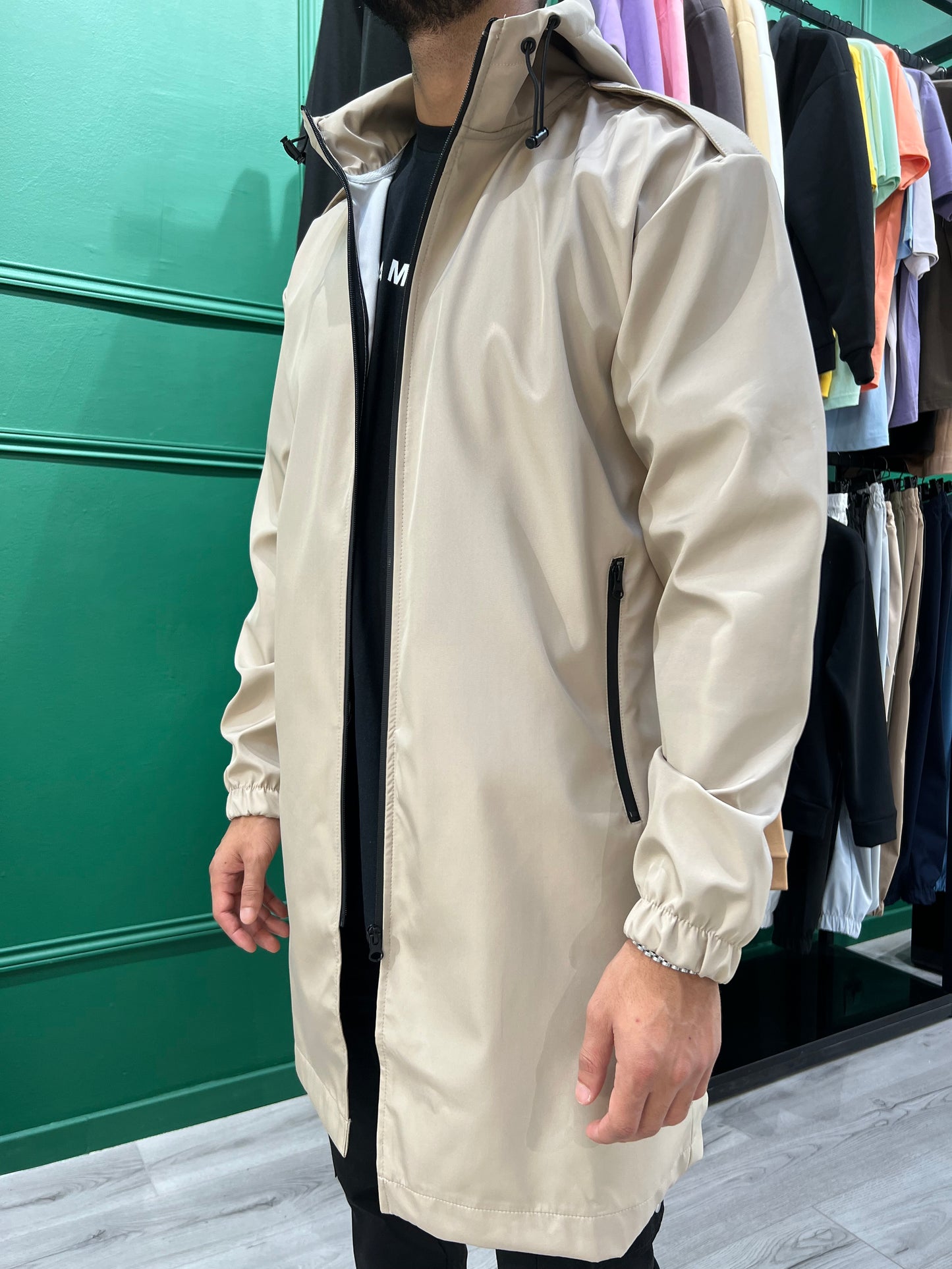 PARKA OUTDOOR - BEIGE - HB STORE