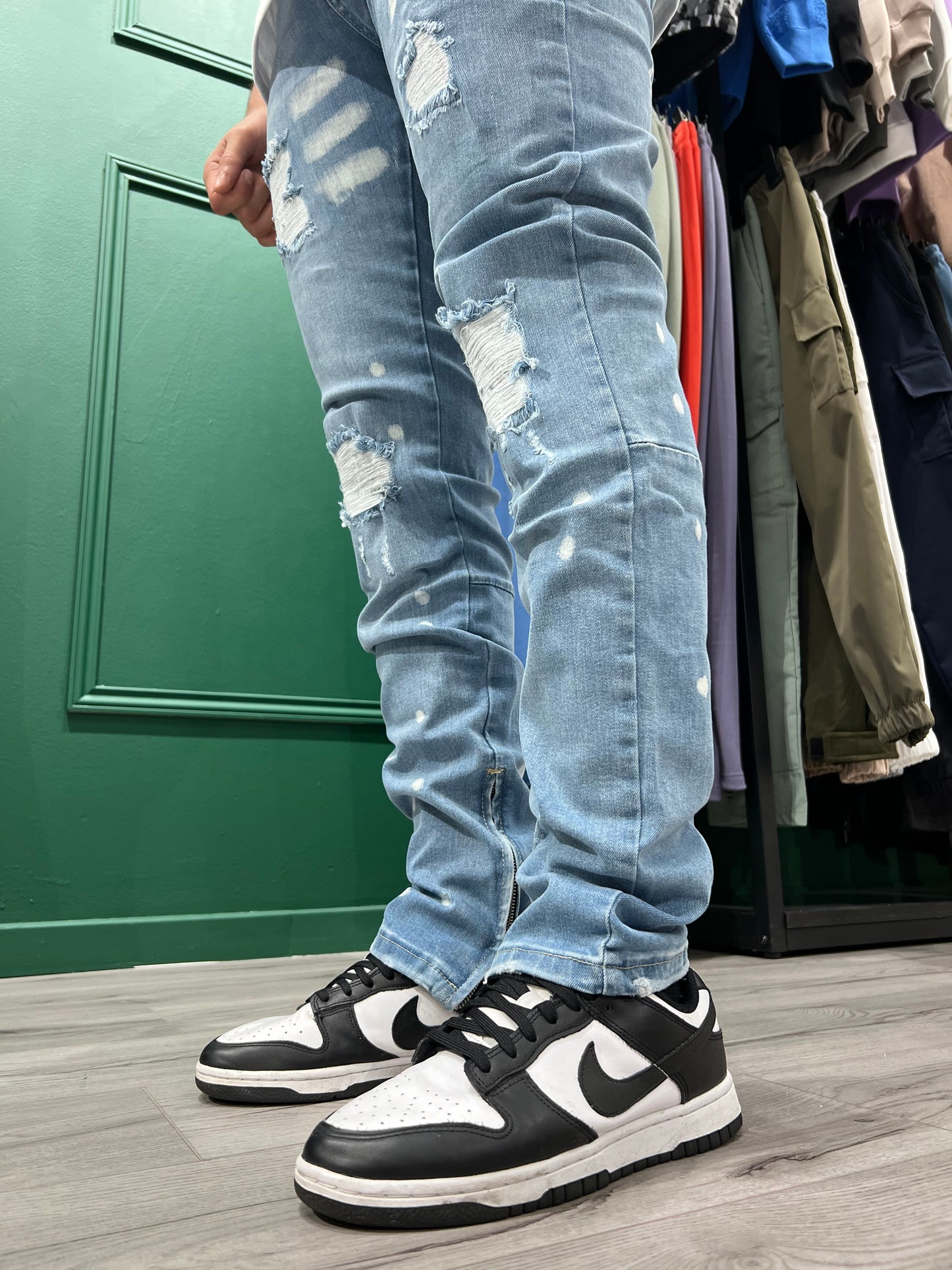 JEAN ZIPPÉ - BLUE - HB STORE