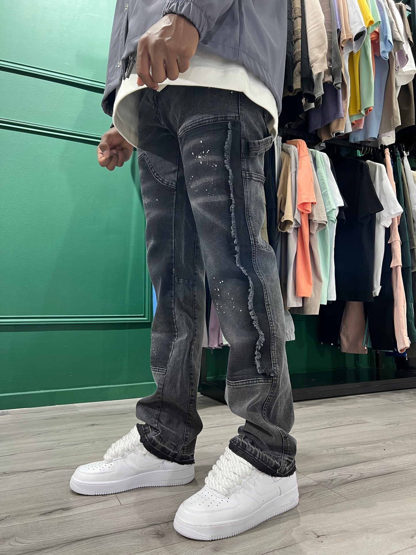 JEAN BRITISH - BLACK - HB STORE