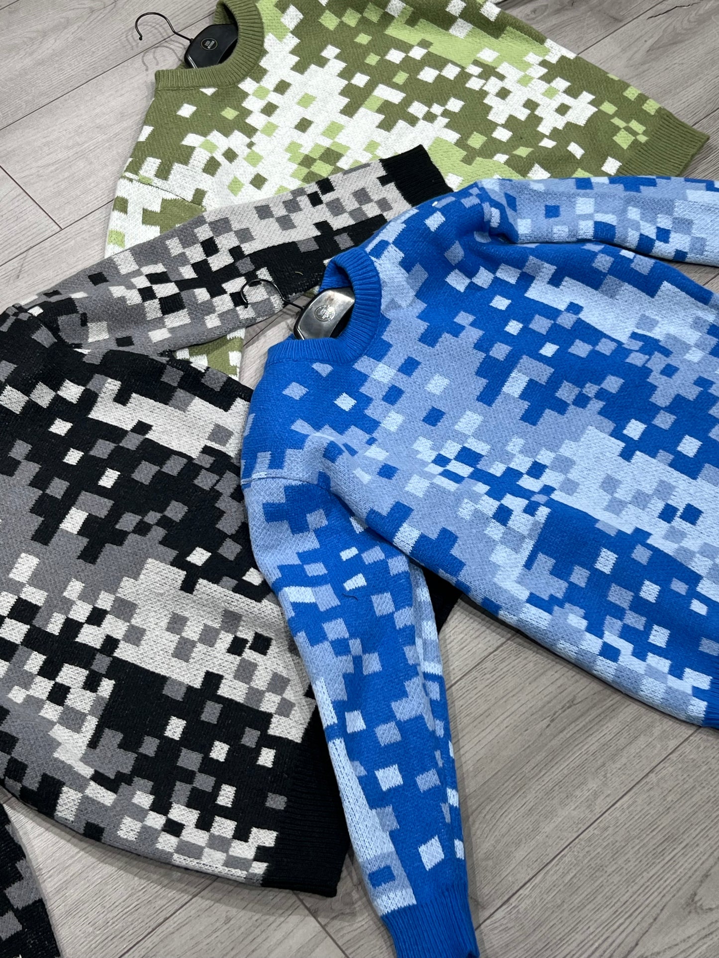 PULL DAMIER - BLUE - HB STORE