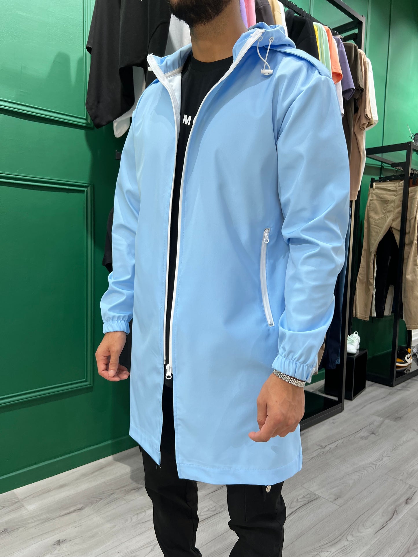 PARKA OUTDOOR - BLEU - HB STORE