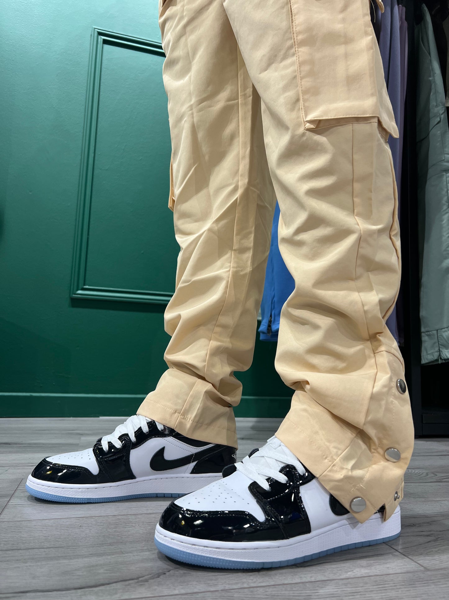 CARGO 3 BOUTONS - SABLE