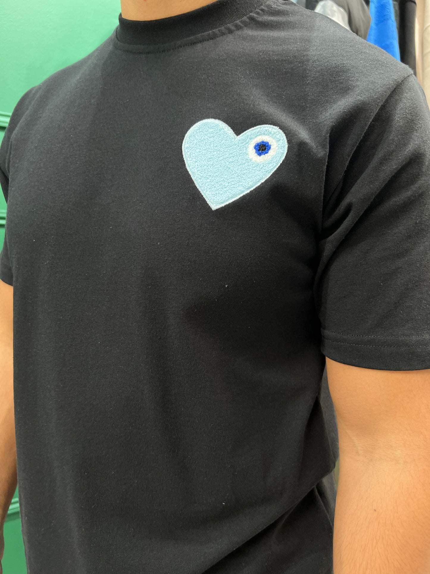 T-SHIRT TINDER - NOIR/BLEU