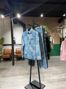 ENSEMBLE DAMIER - BLUE - HB STORE