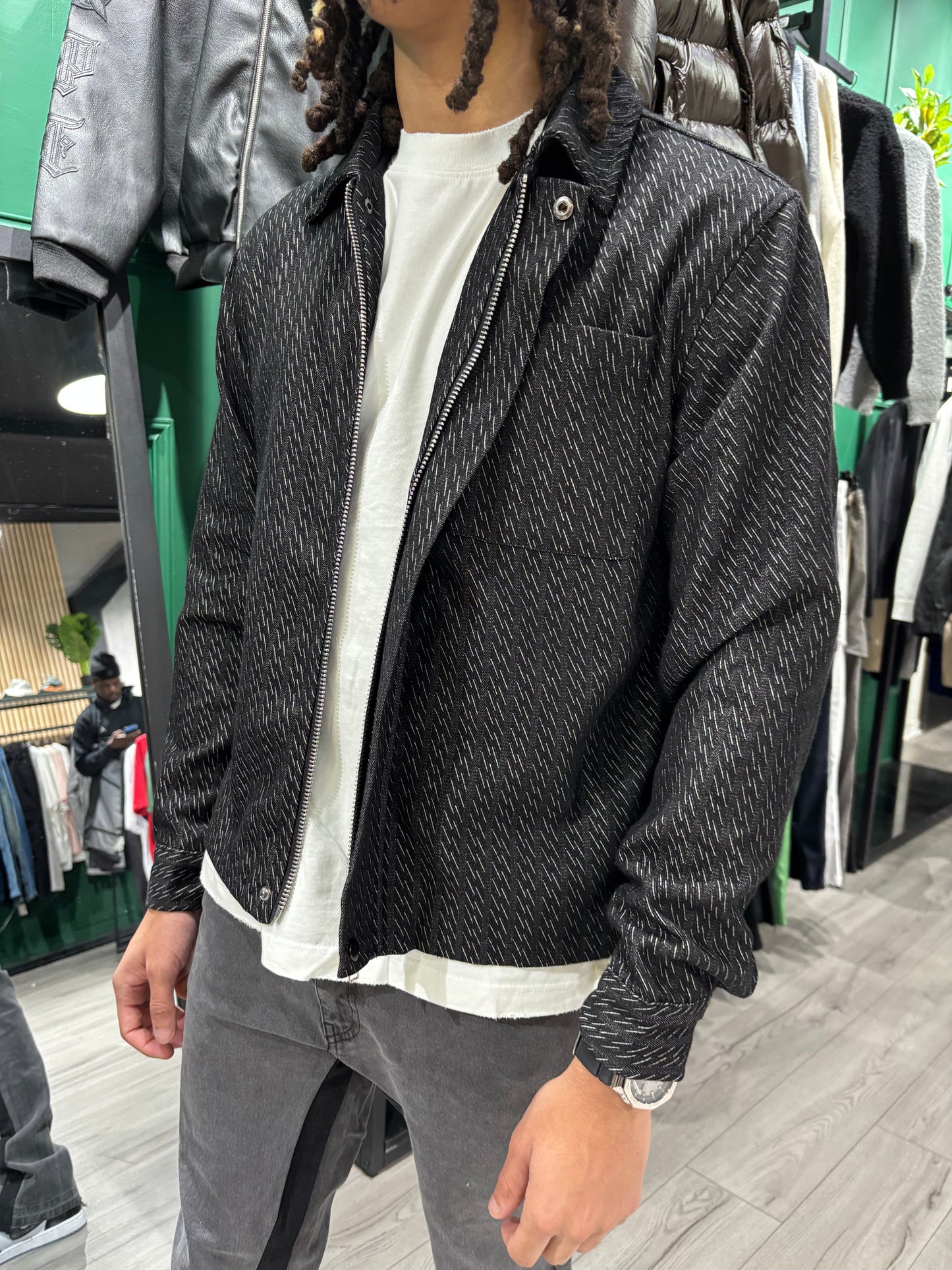 VESTE QUATRO - BLACK - HB STORE