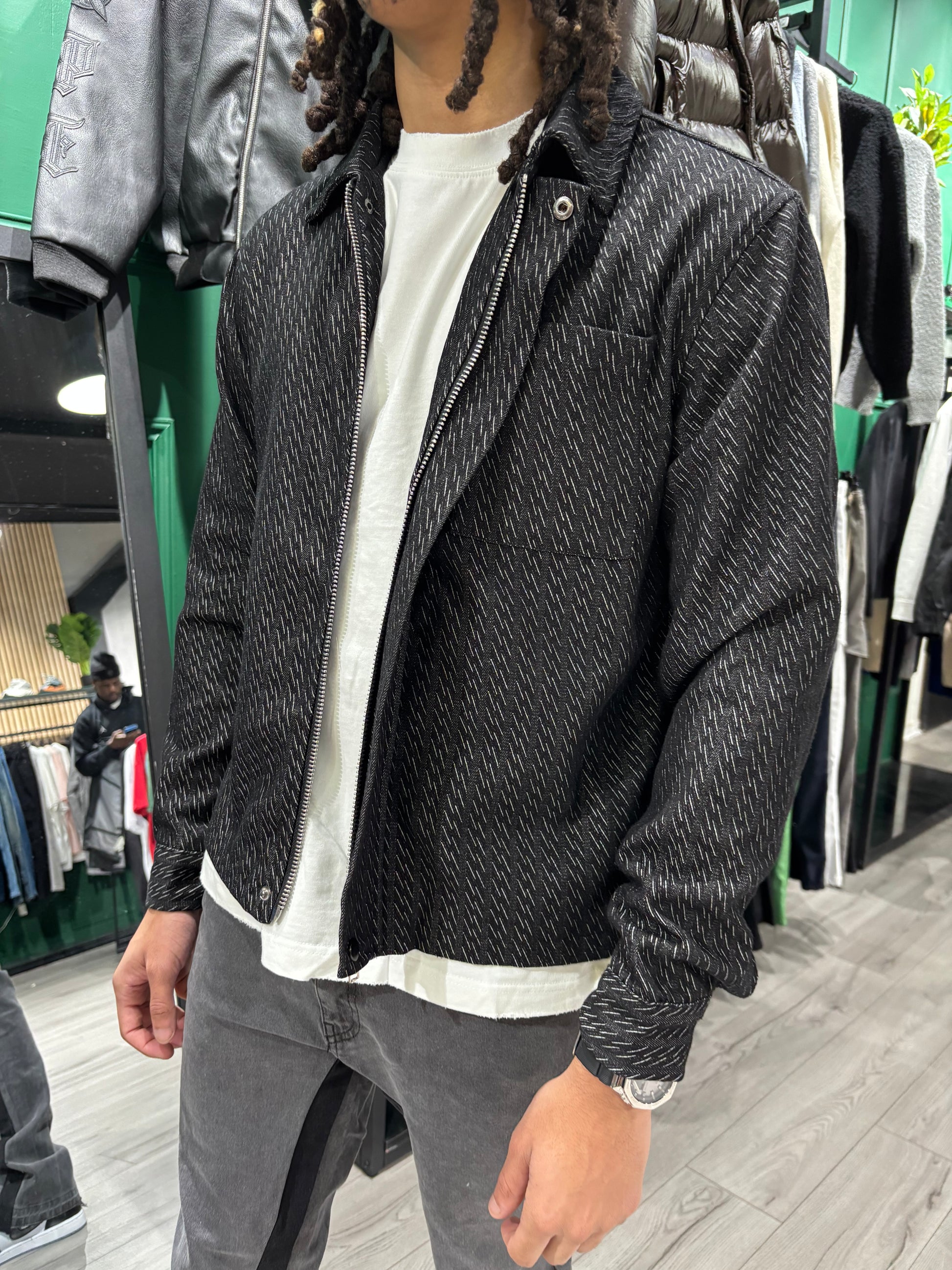 VESTE QUATRO - BLACK - HB STORE