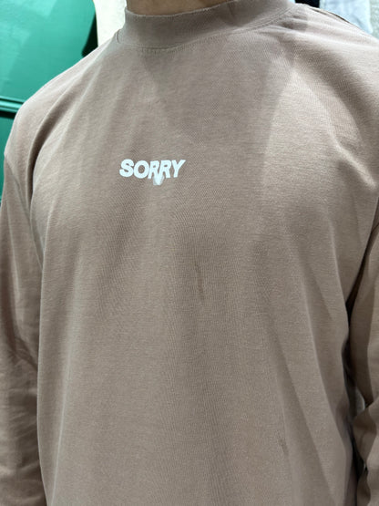 T-SHIRT- MANCHE LONGUE SORRY