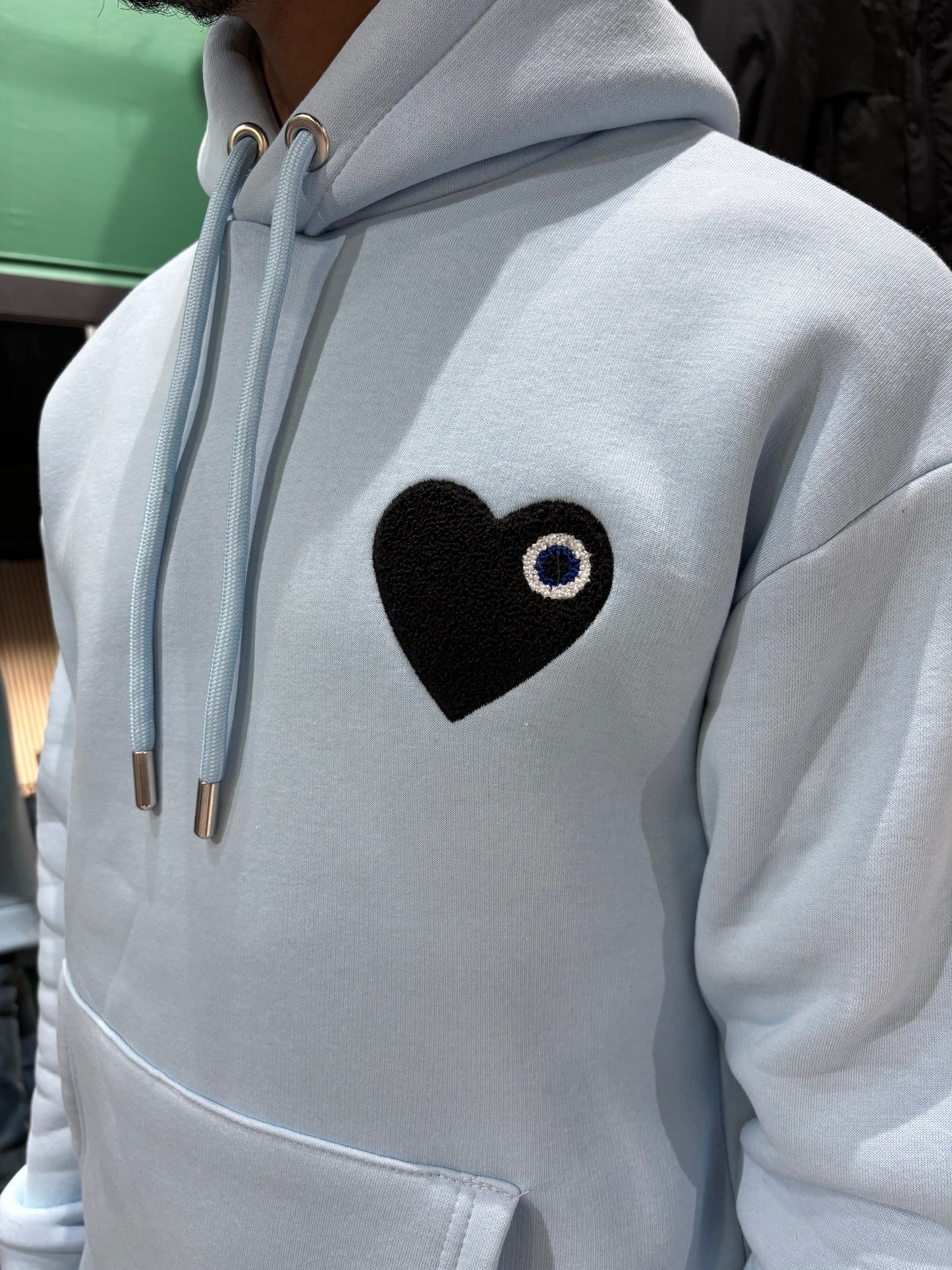 SWEAT TINDER -BLEU/NOIR