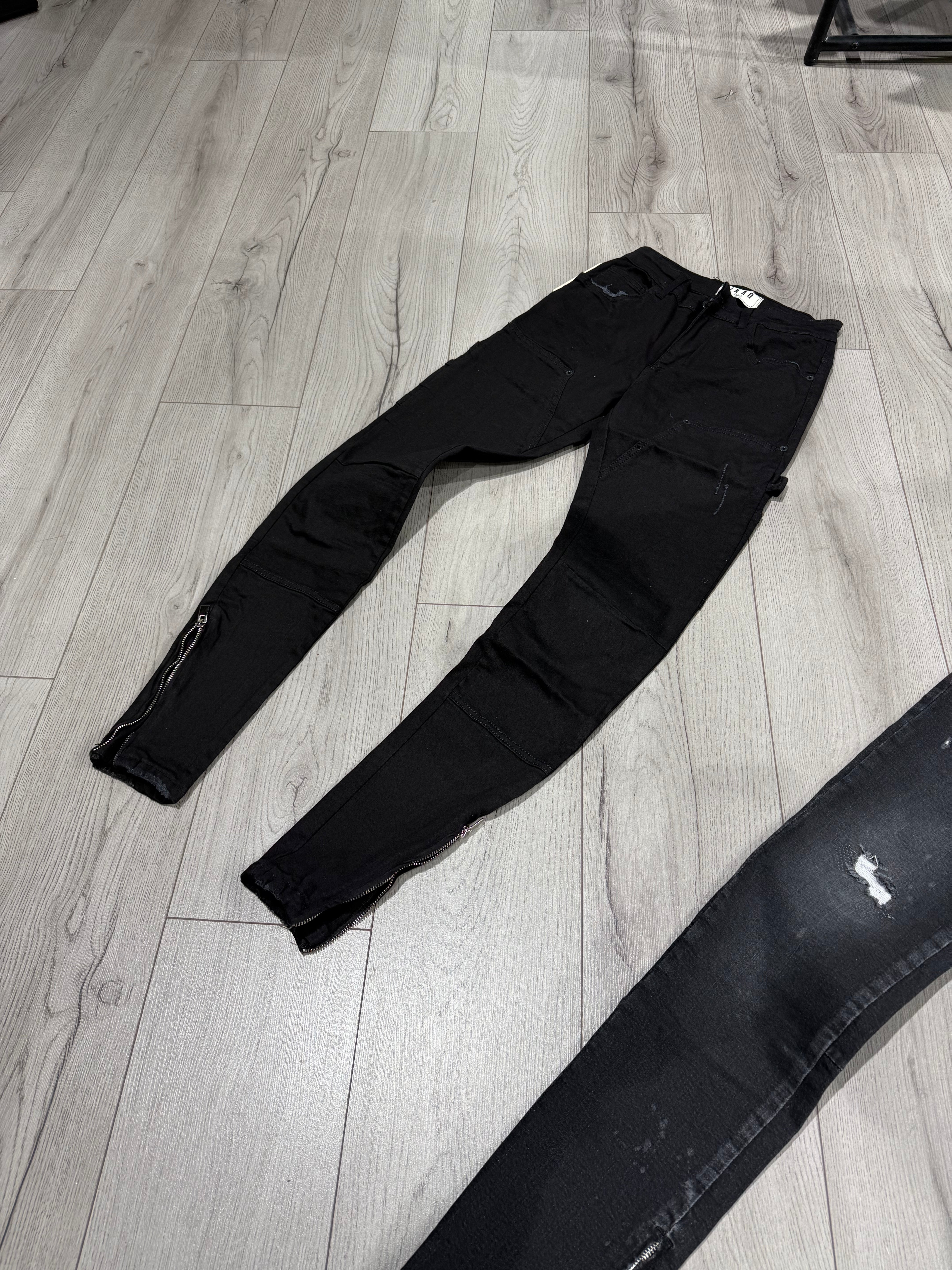 JEAN ZIPPÉ - BLACKZIIPED - HB STORE