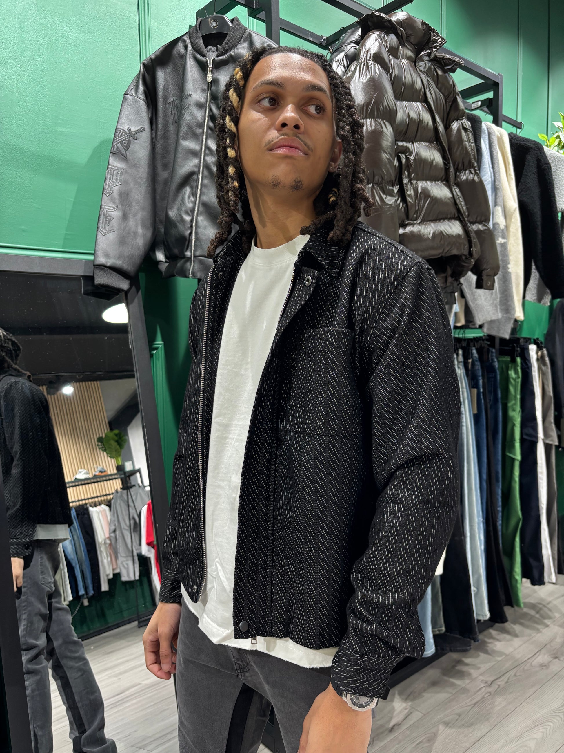 VESTE QUATRO - BLACK - HB STORE