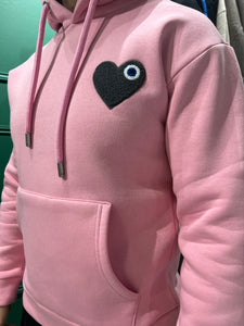 SWEAT TINDER - ROSE / NOIR - HB STORE