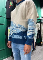 Cargar imagen en el visor de la galería, PULL MONTAIGNE - BLEU - HB STORE
