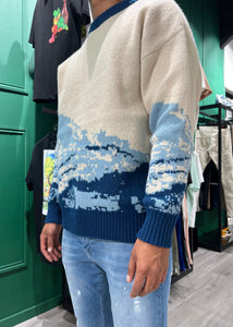 PULL MONTAIGNE - BLEU - HB STORE