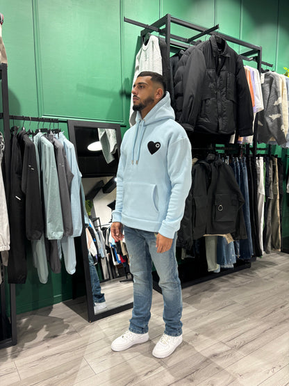 SWEAT TINDER -BLEU/NOIR