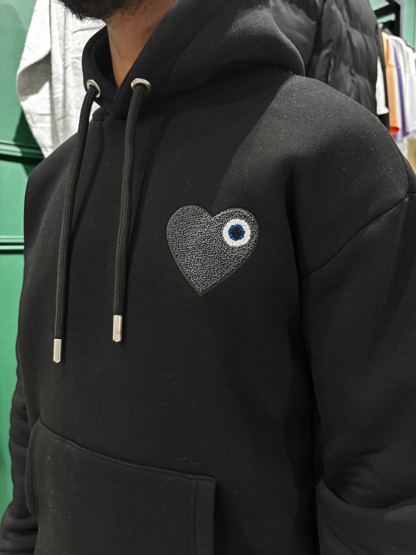 SWEAT TINDER - NOIR/ANTHRA