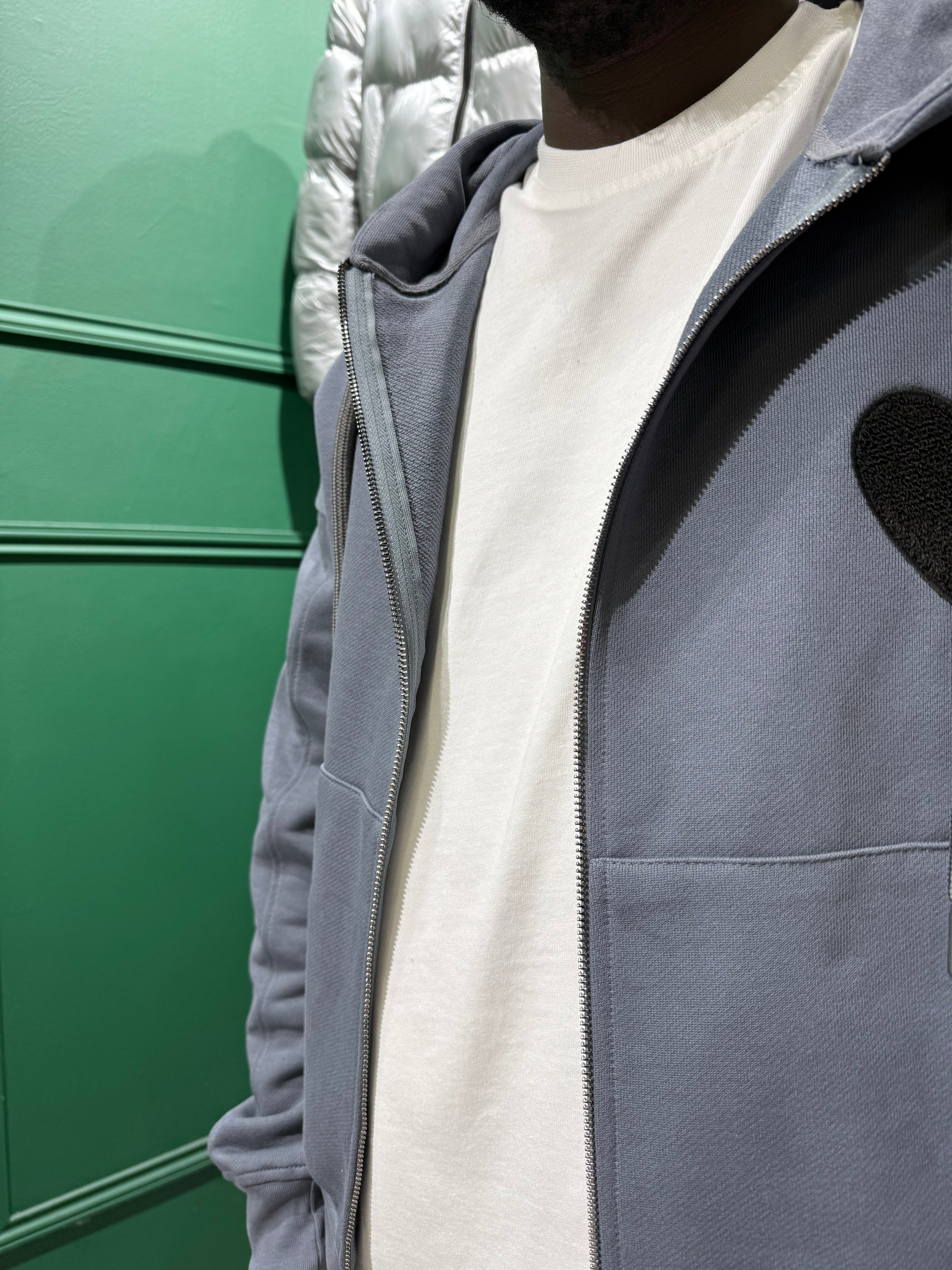VESTE TINDER - GREY/NOIR - HB STORE