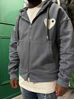 Lade das Bild in den Galerie-Viewer, VESTE TINDER - GREY/WHITE - HB STORE
