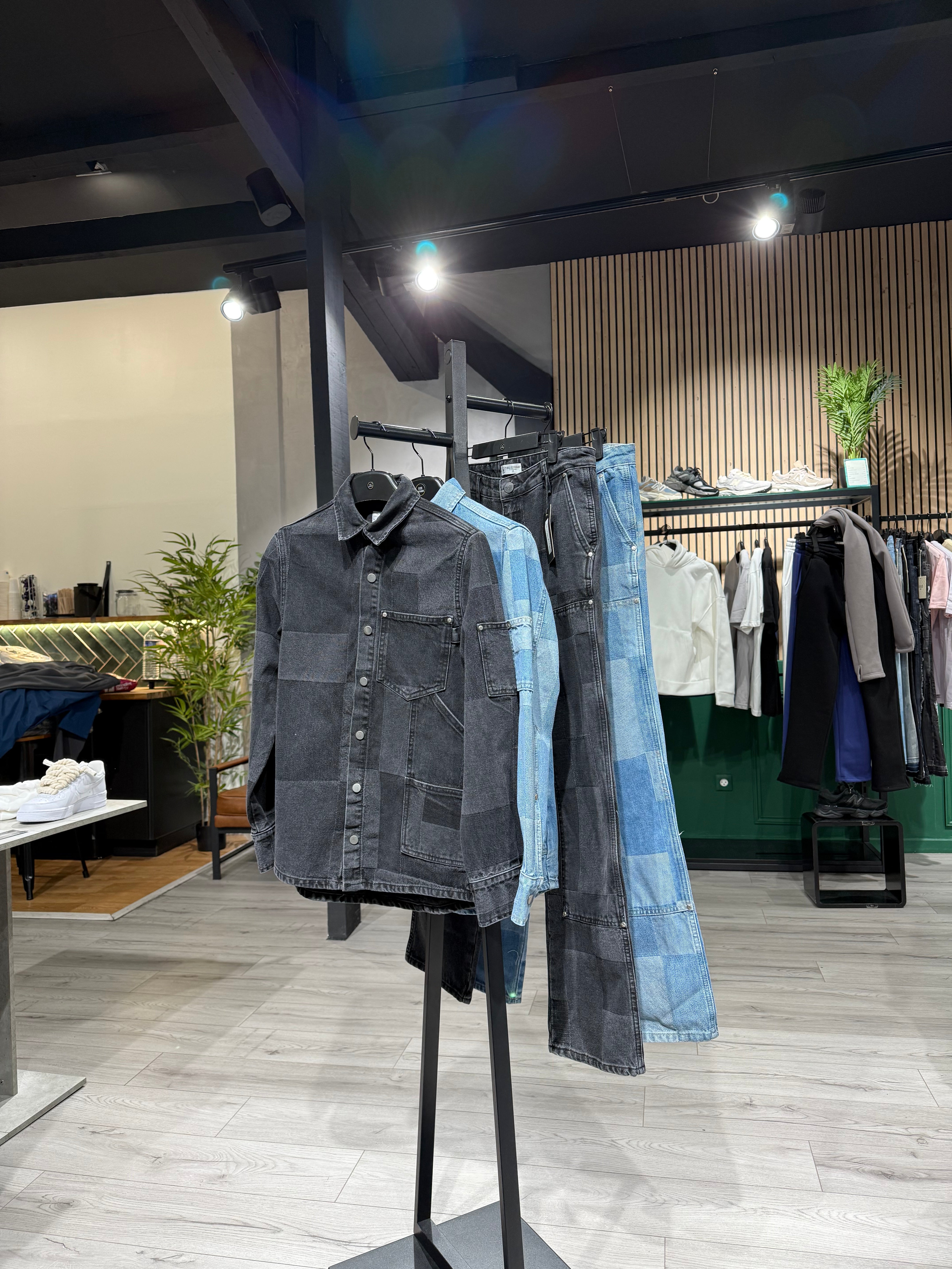 ENSEMBLE DAMIER - BLACK - HB STORE