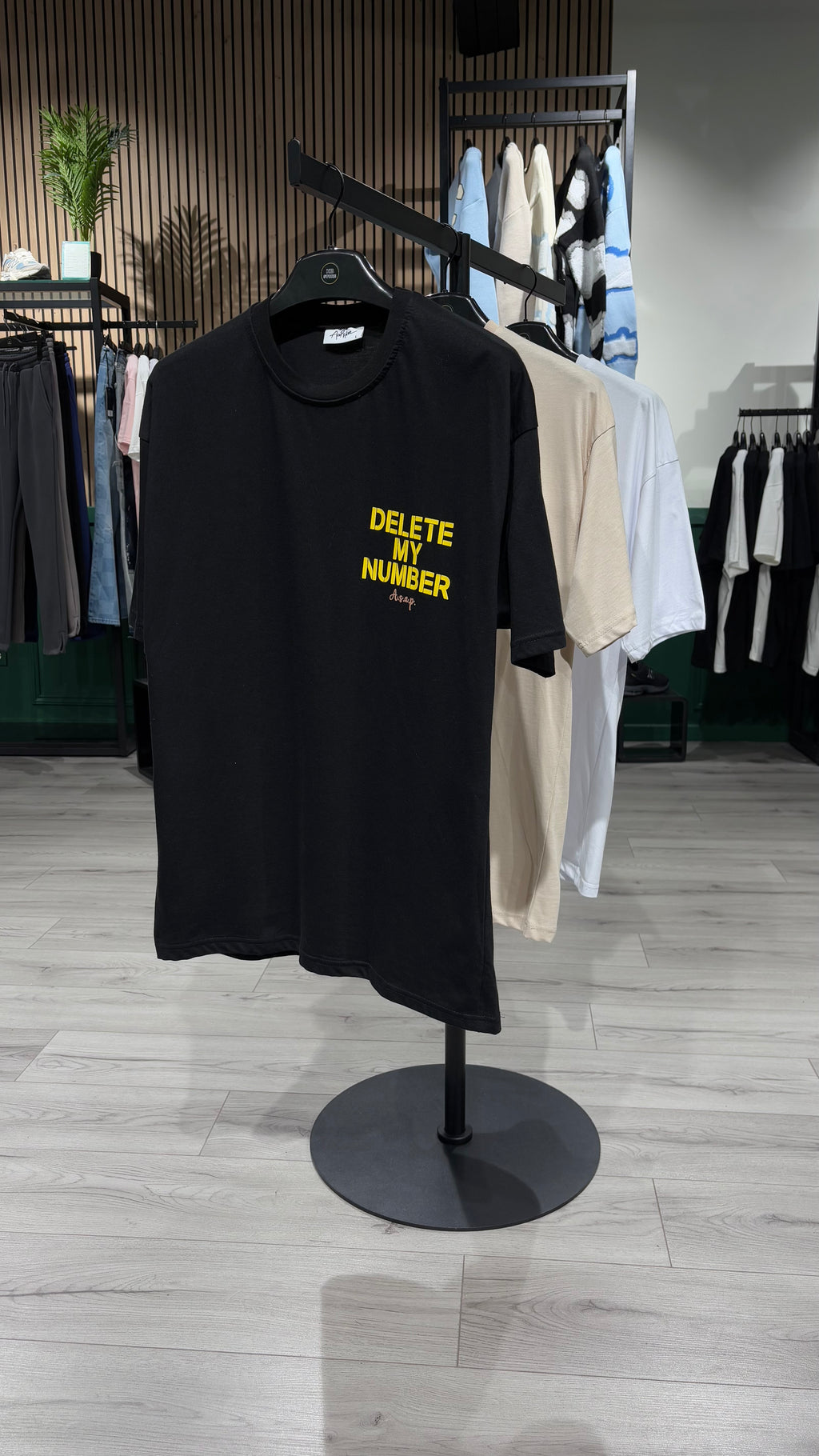 T - SHIRT - DELET NUMBER - HB STORE