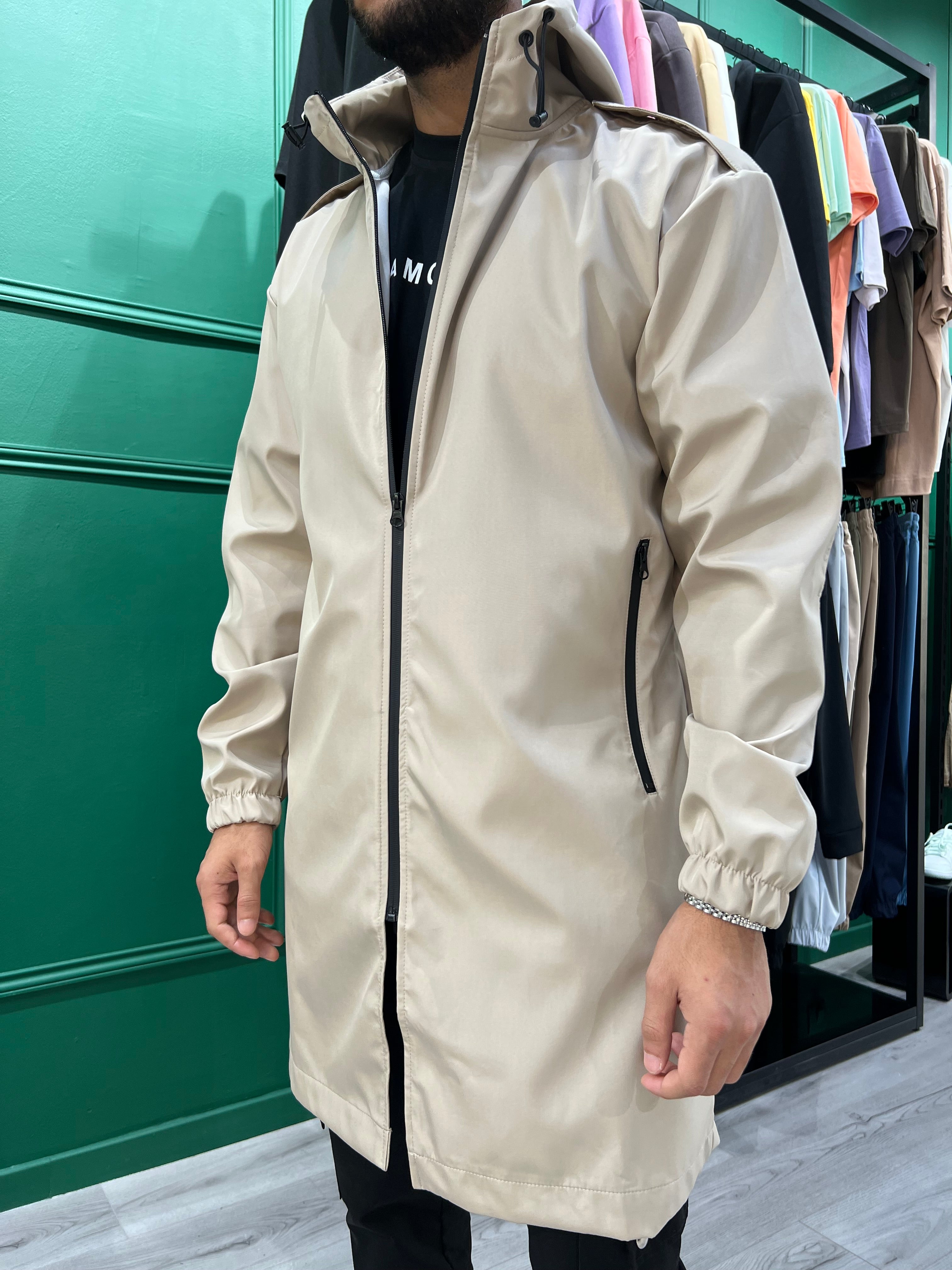 PARKA OUTDOOR - BEIGE - HB STORE