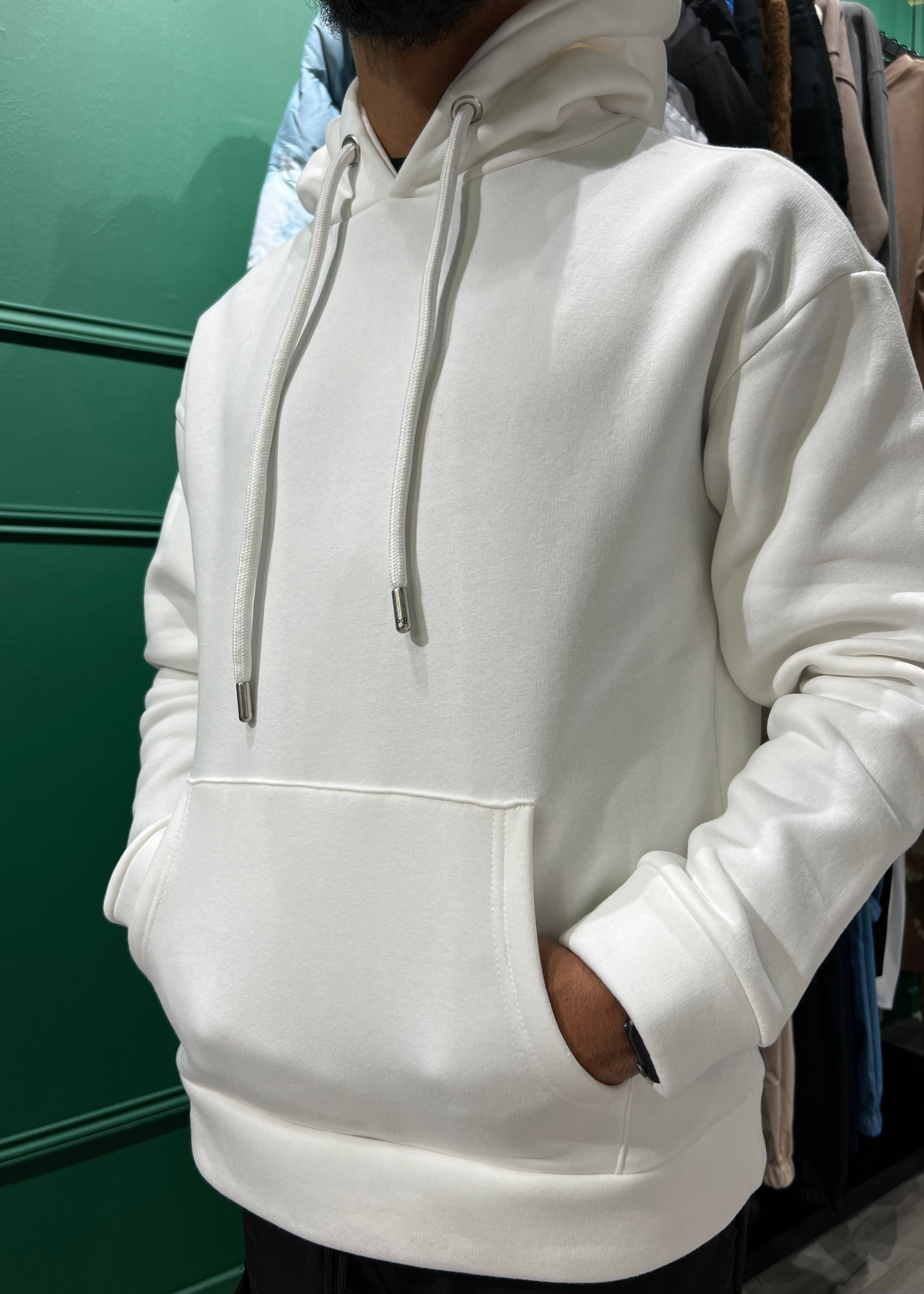 SWEAT UNIE - BLANC - HB STORE
