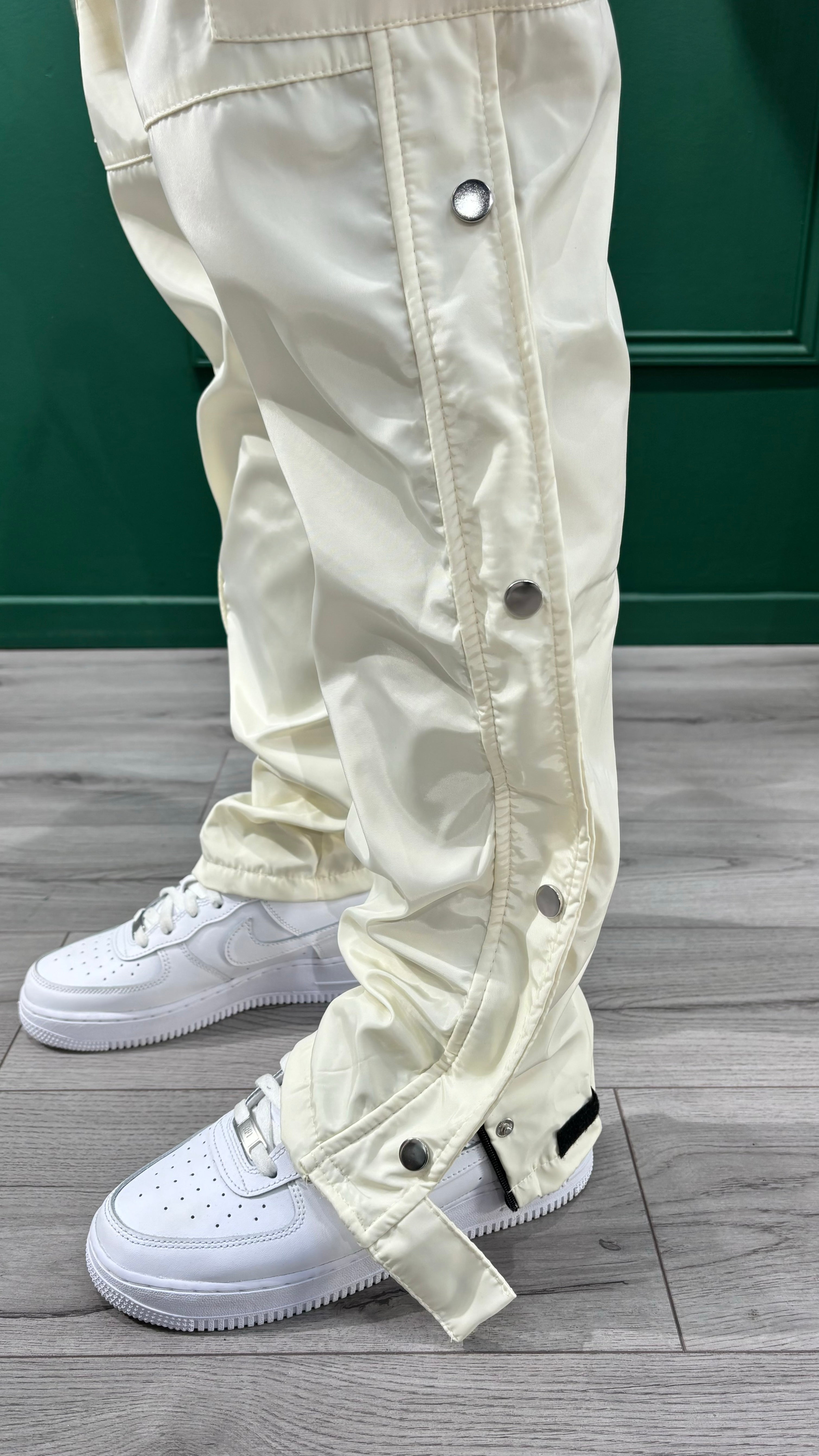 CARGO MULTI BOUTON - BLANC
