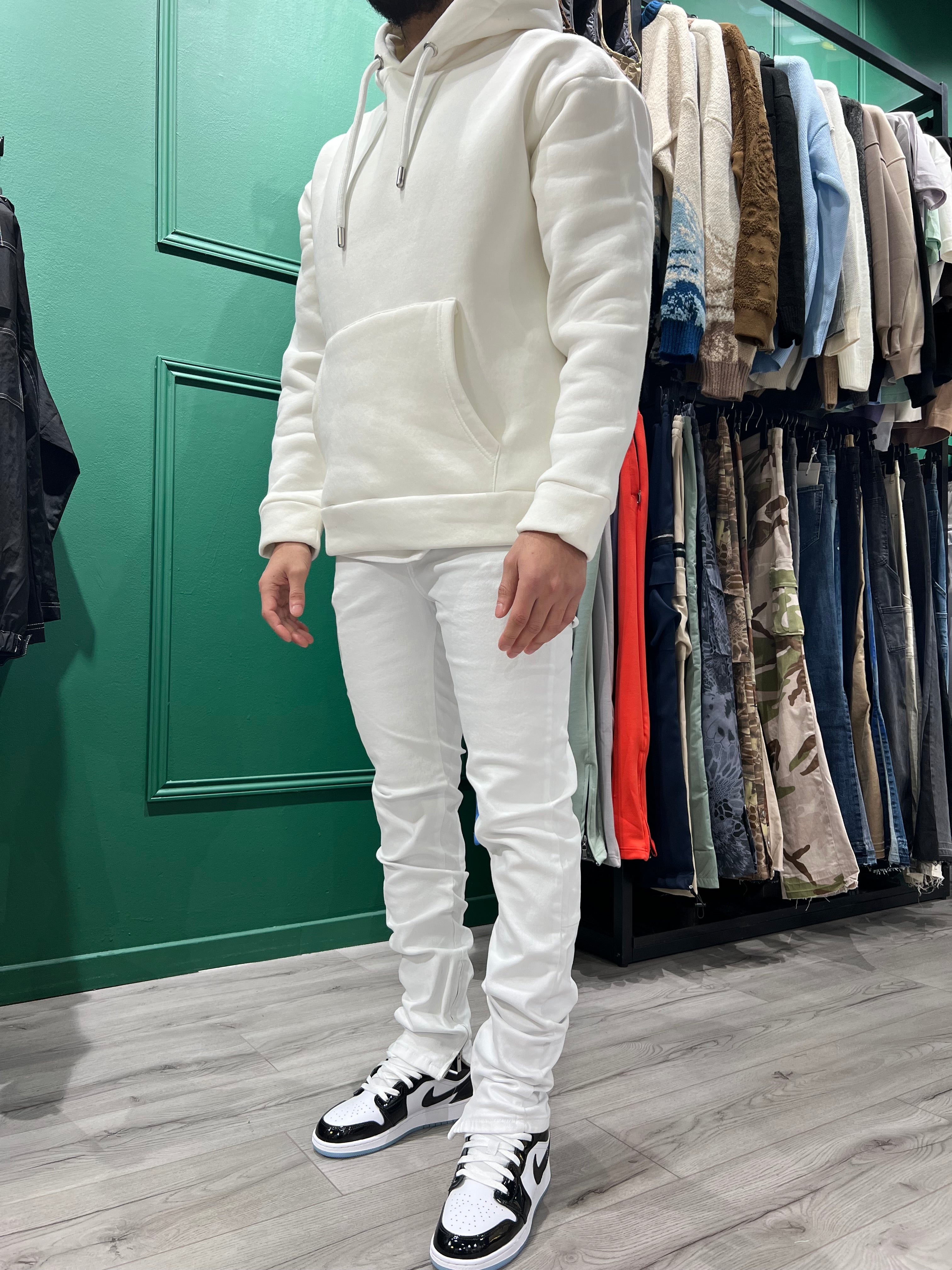 JEAN ZIPPÉ - WHITE - HB STORE
