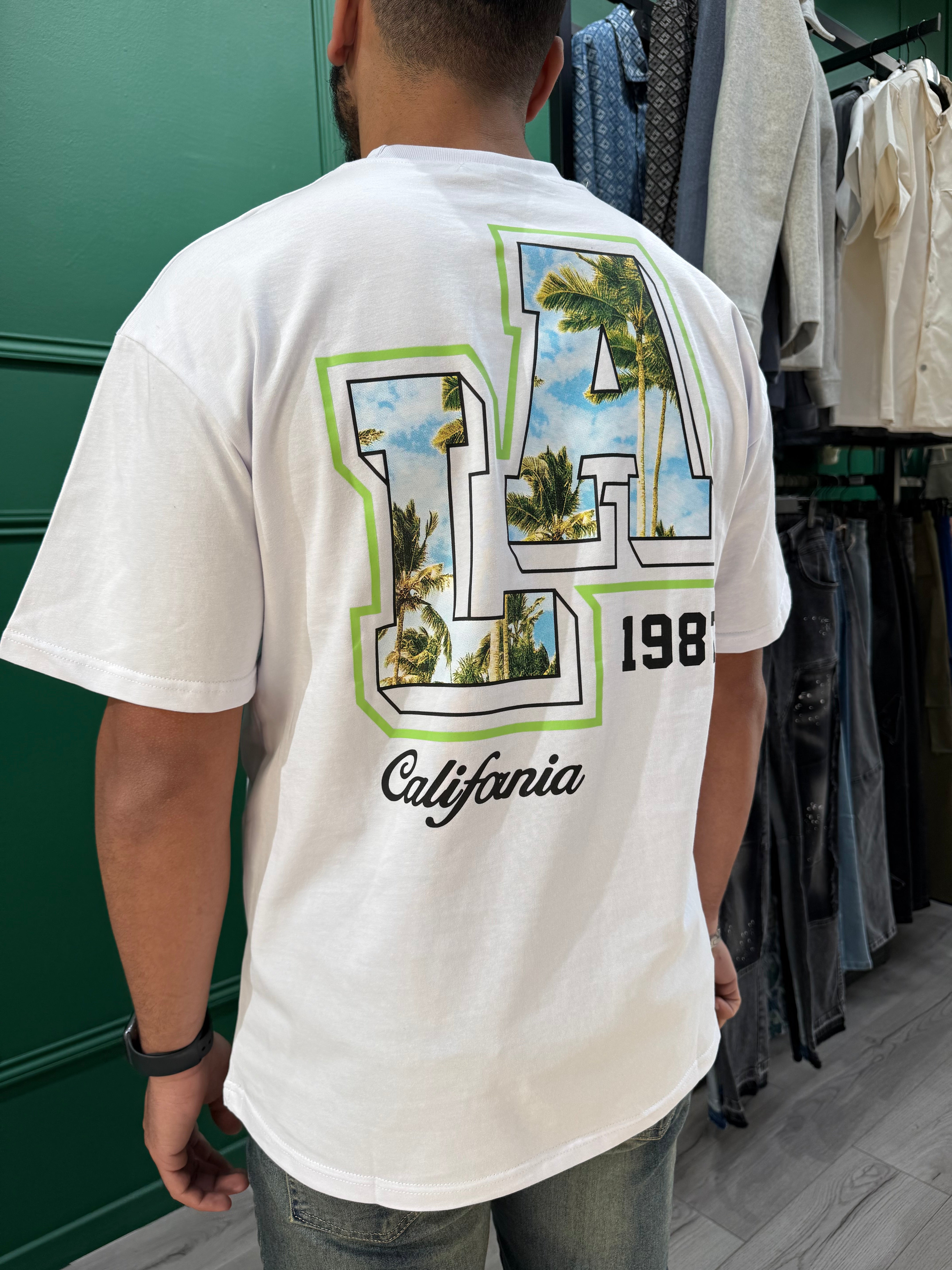 T-SHIRT L.A - BLANC