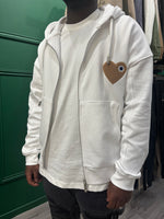 Load image into Gallery viewer, VESTE TINDER - WHITE/BROWN
