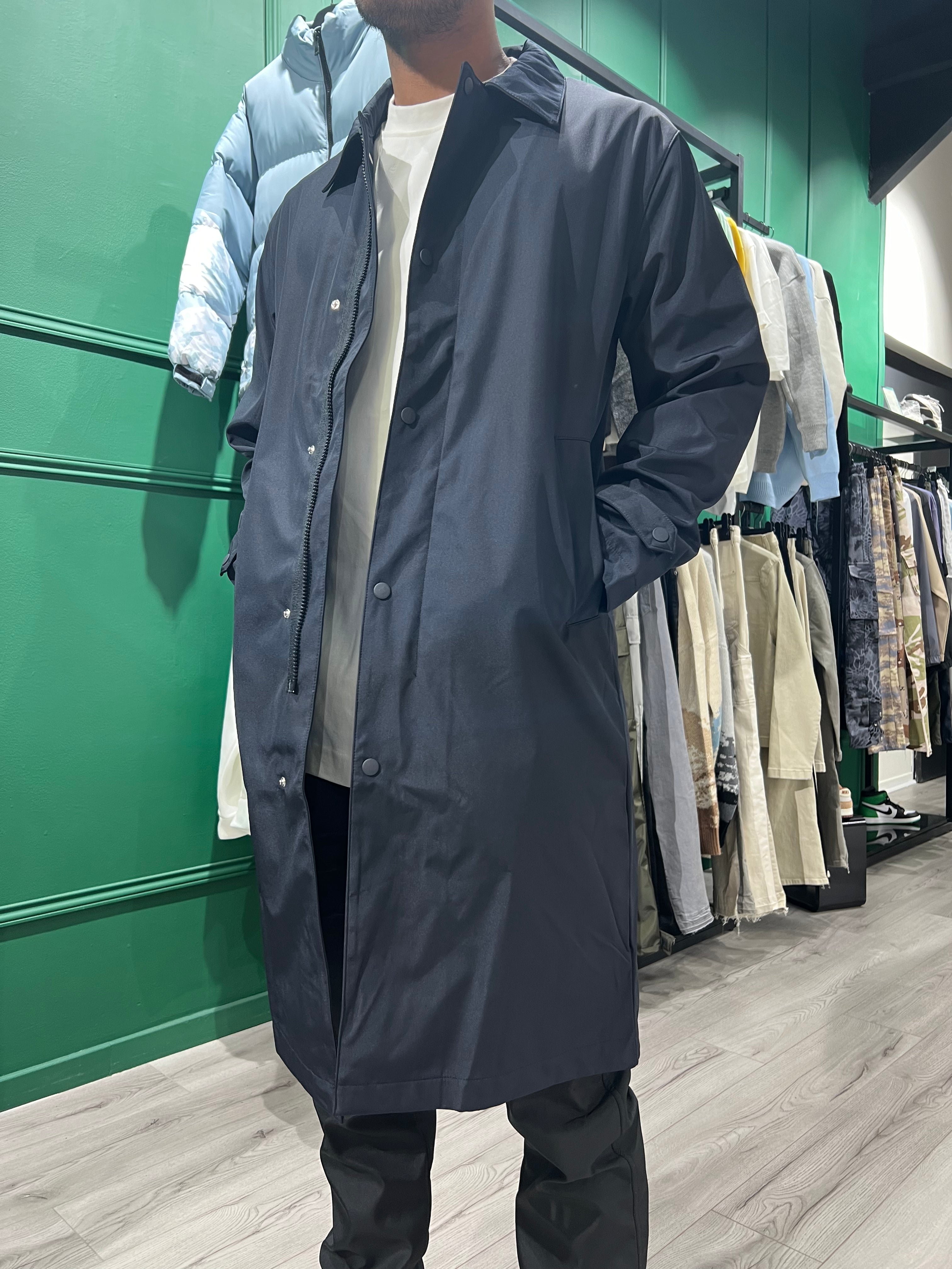 VESTE LONGUE - DARK BLUE