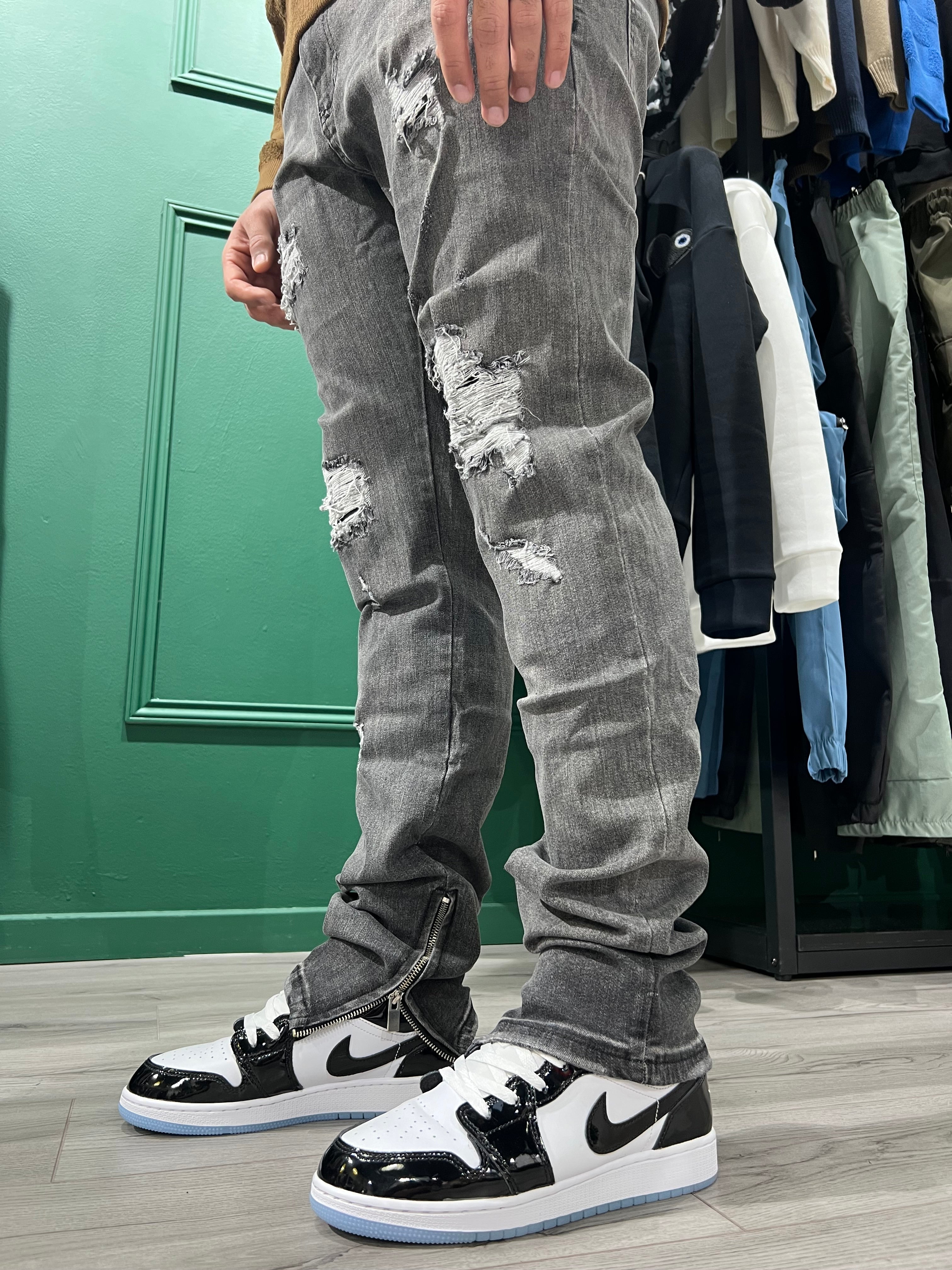 JEAN ZIPPÉ - GREY 0102 - HB STORE