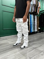 Charger l&#39;image dans la galerie, CARGO 3 BOUTONS - BLANC
