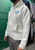 Charger l&#39;image dans la galerie, SWEAT TINDER - BLANC / BLEU
